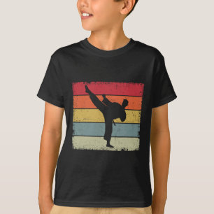 Vintage Taekwondo Karate Martial Arts Lover Girls T-Shirt