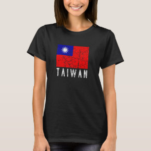 Vintage Taiwanese Flag Men Women Kids Taiwan T-Shirt