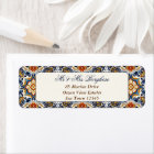 Vintage Talavera Azulejo blue tiles wedding