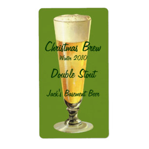 Vintage Tall Frosty Draught Beer, Alcohol