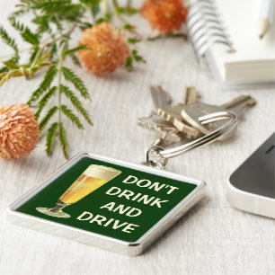 Vintage Tall Frosty Draught Beer, Alcohol Key Ring
