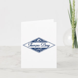 Vintage Tampa Bay Florida Established 1849 Beach B Card