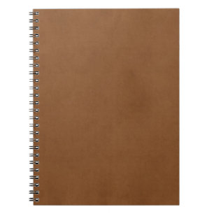 Vintage Tan Leather Brown Parchment Paper Blank Notebook