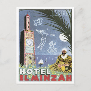 Vintage Tangier Morocco Postcard