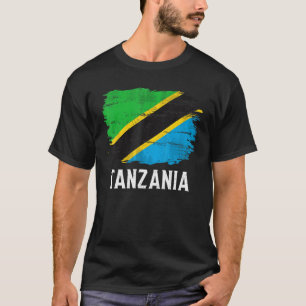 Vintage Tanzania Flag For Tanzanian T-Shirt