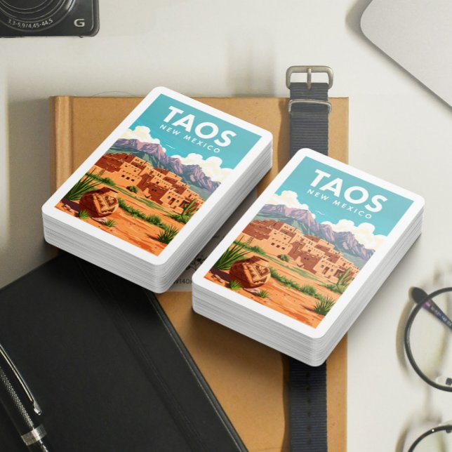 Vintage Taos New Mexico Playing Cards (Creator Uploaded)