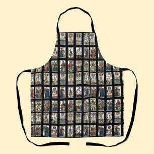 Vintage Tarot Card Collage Major Arcana  Apron