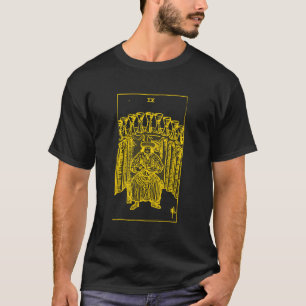 Vintage Tarot Card Cups Nine T-Shirt