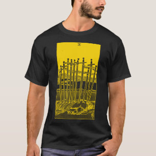 VINTAGE TAROT CARD SWORDS TEN T-Shirt