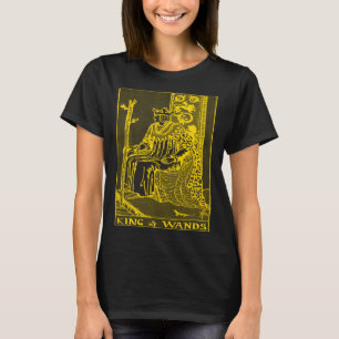 VINTAGE TAROT CARD THE SUIT OF WANDS KING T-Shirt