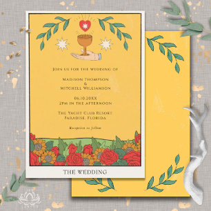 Vintage Tarot Deck Divination Mystical Wedding Invitation