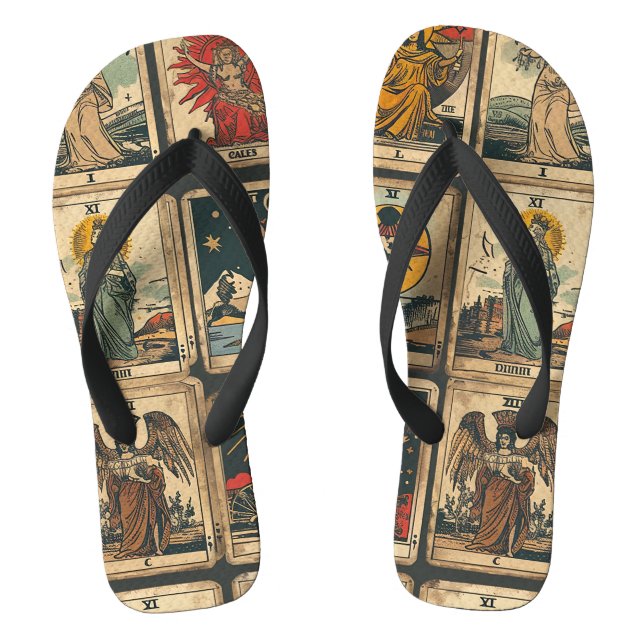 Vintage Tarot   Flip Flops (Footbed)