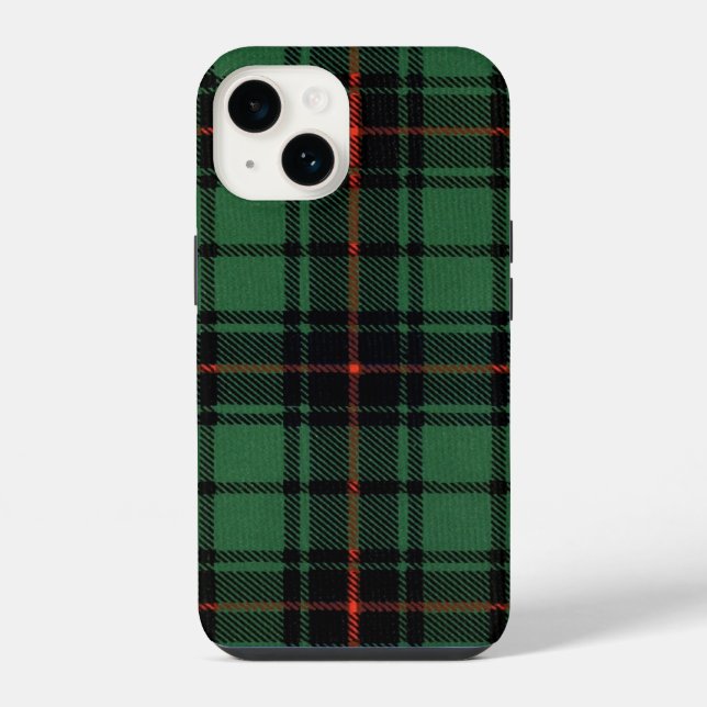 Vintage Tartan, Davidson Modern Pattern iPhone Case (Back)
