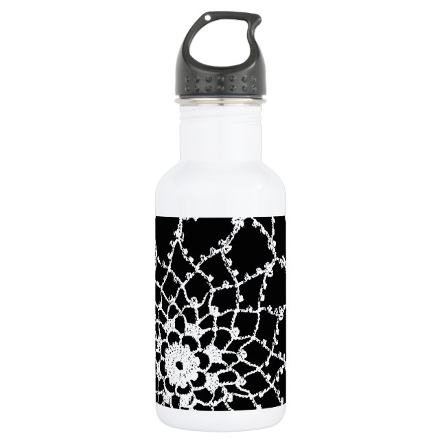Vintage Tatted Lace 532 Ml Water Bottle (Front)