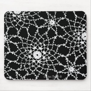 Vintage Tatted Lace Mouse Mat