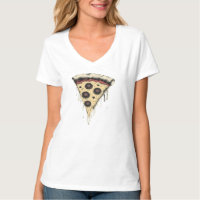 Vintage Tattoo Art Melting Pizza Graphic Streetwea