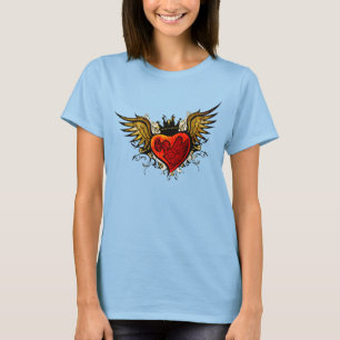 Vintage Tattoo Winged Heart Shirt