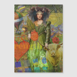 Vintage Taurus Fantasy Gothic Art