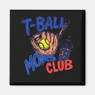 Vintage Tball Mum Softball T-Ball Mama Mothers Day Magnet