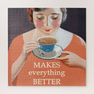 Vintage Tea Advertisement - Makes Better Jigsaw Puzzle