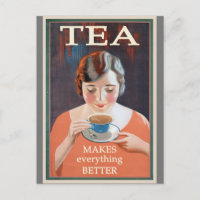 Vintage Tea Advertisement - Makes Better