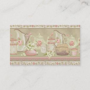 Vintage Tea Anitque Business Card