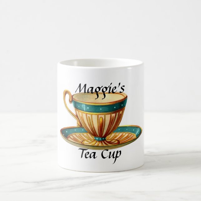 Vintage Tea Cup Mug (Center)