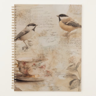 Vintage Tea Cup Planner