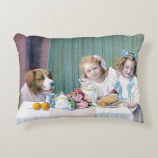 Vintage Tea Party Decorative Cushion