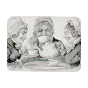 Vintage Tea Party Friends, A Cup That Cheers  Magnet
