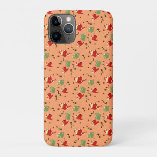 Vintage Tea Party Pattern – Whimsical Teapots, Cup iPhone 11 Pro Case