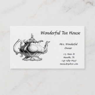 Vintage Tea Pot  Business Card