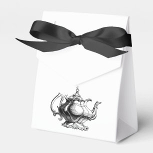 Vintage Tea pot Custom Wedding Favour gift bags Box