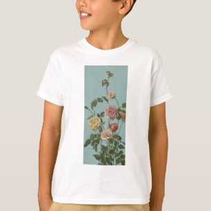 Vintage Tea Rose and Blush Roses T-Shirt