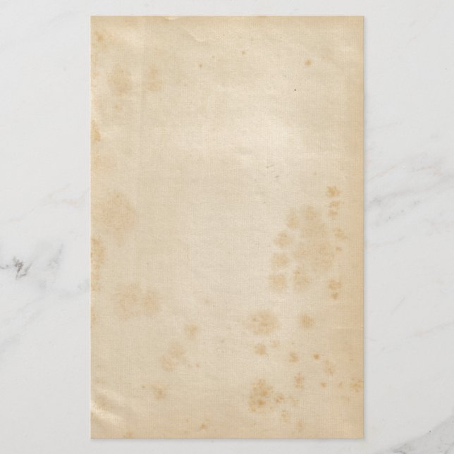 Vintage Tea Stained Stationery (Front)