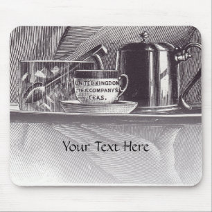Vintage Tea Tray Mouse Mat