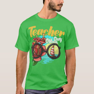 Vintage Teacher Mode Off End Of The Year Hello Sum T-Shirt