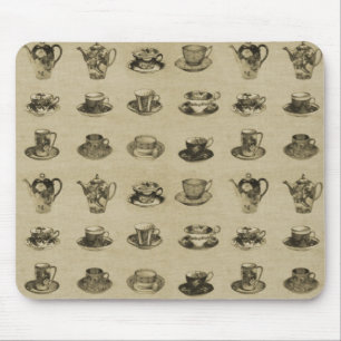 Vintage Teacups Mouse Mat