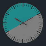 Vintage Teal and Grey Clock Without Numbers<br><div class="desc">The Vintage Teal and Grey Clock Without Numbers is a charming and nostalgic timepiece that adds a touch of vintage-inspired style to any interior space. With its unique teal and grey colour combination and timeless design, this clock effortlessly captures a sense of nostalgia and warmth. The absence of numbers on...</div>