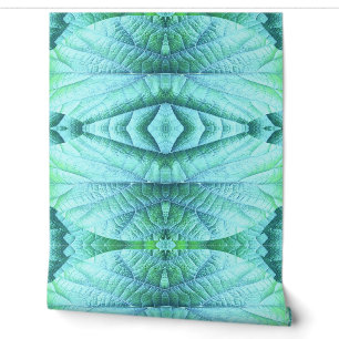 Vintage teal "Ratti_Creative_Arts" wallpaper