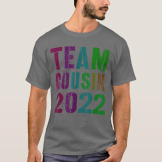 Vintage TEAM COUSIN 2022 Funny Grandma Granddad Re T-Shirt