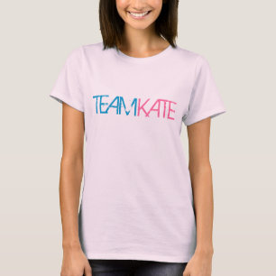VINTAGE "TEAM KATE" 8 LOGO Retro Fitted Shirt