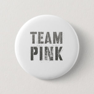 Vintage Team Pink Summer Camp War Game Sports Colo 6 Cm Round Badge