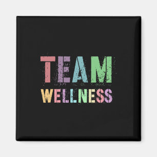Vintage Team Wellness Health Trainer Life Nurse Te Magnet