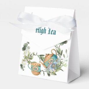 Vintage Teapot Floral Afternoon Tea Birthday Party Favour Box