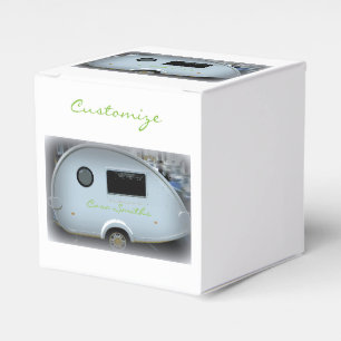 Vintage teardrop trailer caravan Thunder_Cove Favour Box