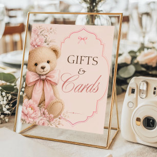 Vintage Teddy Bear Gifts and Cards Poster