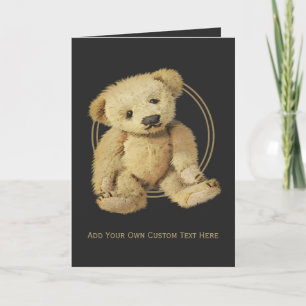 Vintage Teddy Bear Greetings Cards