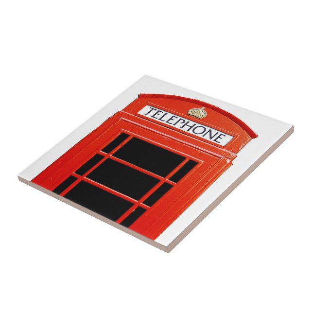 Vintage Telephone Booth Tile (Side)