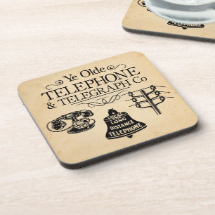 Vintage Telephone Company Coaster